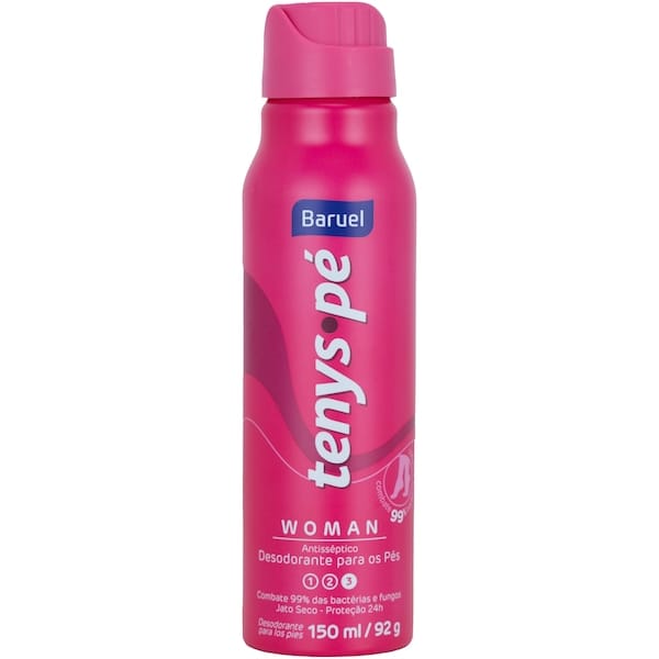 Desodorante para os Pés Tenys Pé Baruel Woman - Jato Seco - 150ml