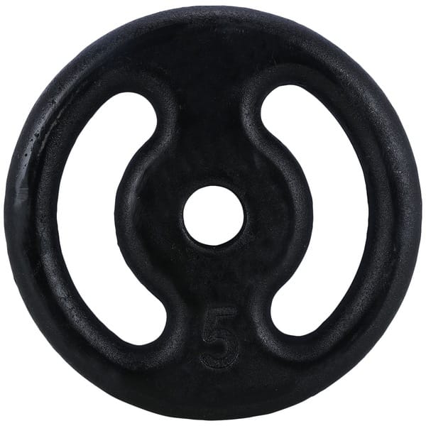 Vista 2 Anilha Oxer Ferro Vazada - 5 Kg Oxer NAO SE APLICA