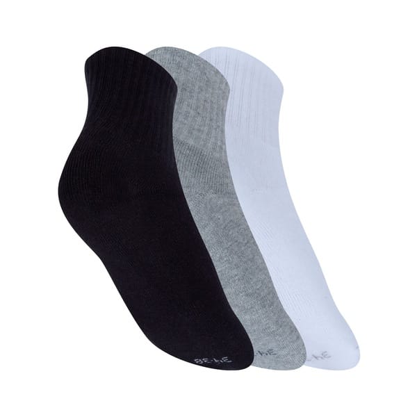 Kit 3 Pares de Meias Atoalhadas Cano Médio Tamanho 34 - 38 Casual Oxer Adulto - 2