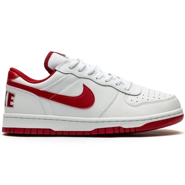 Vista principal Tênis Nike Big Low Masculino Nike BRANCO/VERMELHO