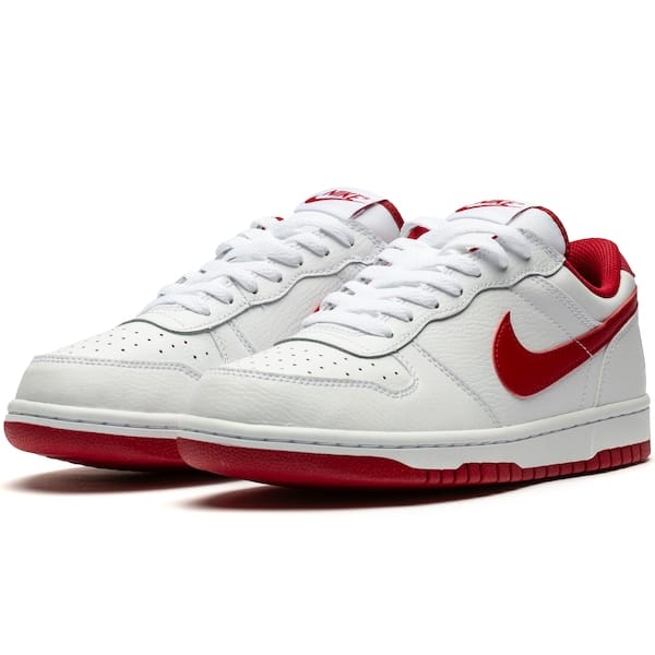 Vista 2 Tênis Nike Big Low Masculino Nike BRANCO/VERMELHO
