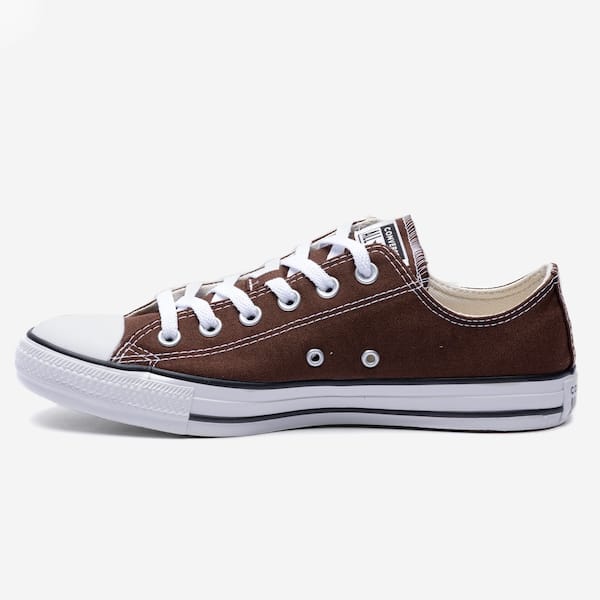 Vista 2 Tênis Converse All Star Chuck Taylor CT0420 - Unissex Converse MARROM ESC/BRANCO