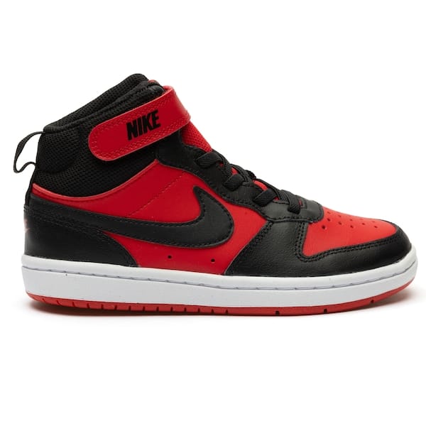Vista principal Tênis Nike Court Borough Mid 2 - Infantil Nike Vermelho