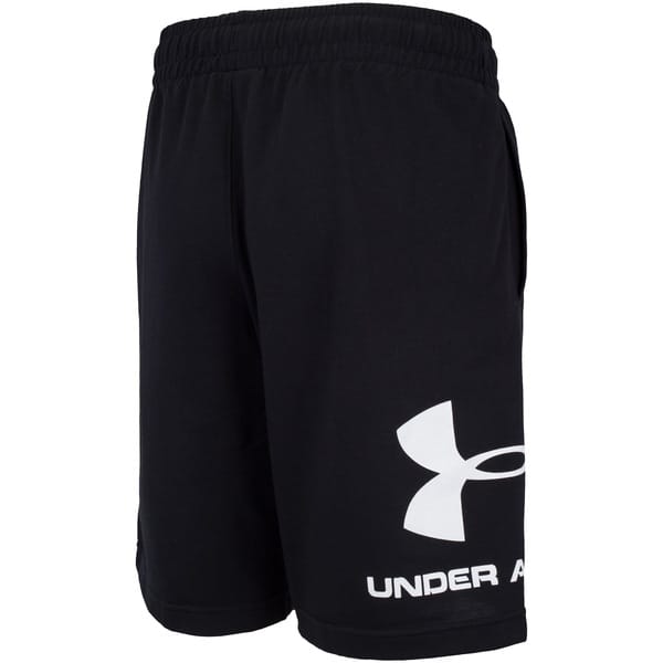 Vista 2 Bermuda Under Armour Sportstyle Cotton Logo - Masculina Under Armour PRETO