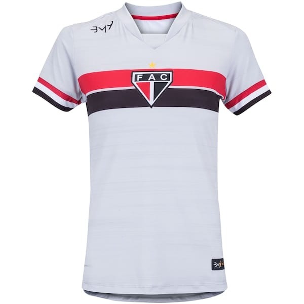 Vista principal Camisa de Goleira do Ferroviário I 2020 Bomache - Feminina Bomache CINZA