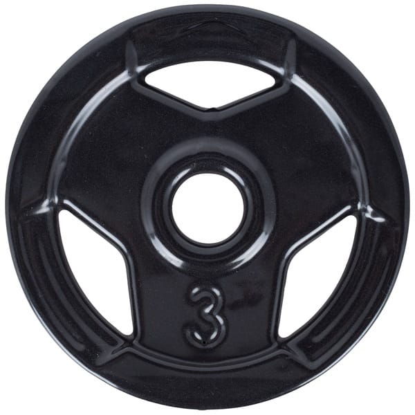 Vista 2 Anilha Ahead Emborrachada Sport - 3Kg AHEAD PRETO