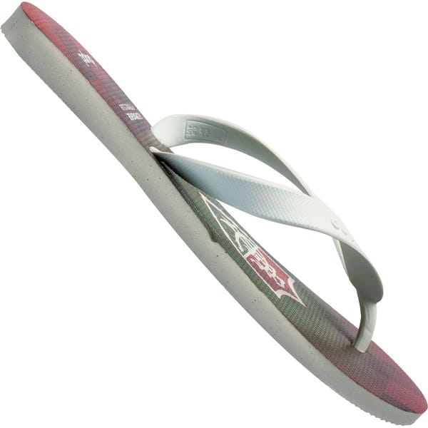 Vista 2 Chinelo do Fluminense Dupé 4144755 - Unissex Dupe VINHO/BRANCO