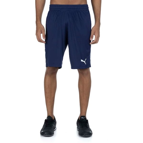 Vista principal Bermuda Masculina Puma Interlock 8 Puma AZUL ESCURO