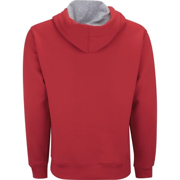 Vista 2 Blusa de Moletom Champion Masculina com Capuz Canguru Champion VERMELHO/BRANCO