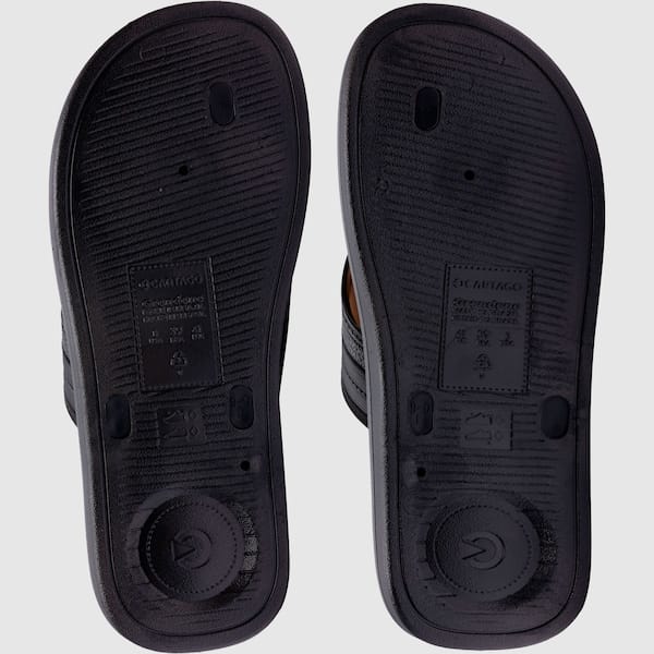 Vista 2 Chinelo Grendene Cartago Alabama Dedo - Adulto Grendene PRETO/MARROM