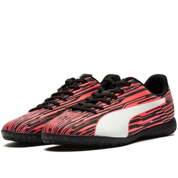 Vista 2 Chuteira Futsal Puma Rapido III IT BDP - Adulto Puma ROSA/PRETO