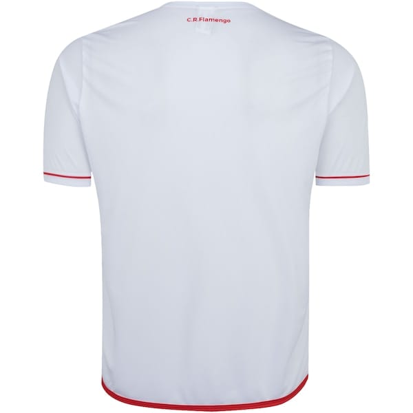 Vista 2 Camiseta do Flamengo Masculina Braziline Approval 21 braziline BRANCO