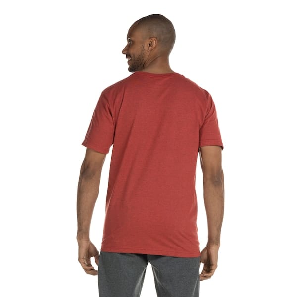 Vista 2 Camiseta NBA Manga Curta Especial N124A - Masculina NBA VERMELHO MESCLA