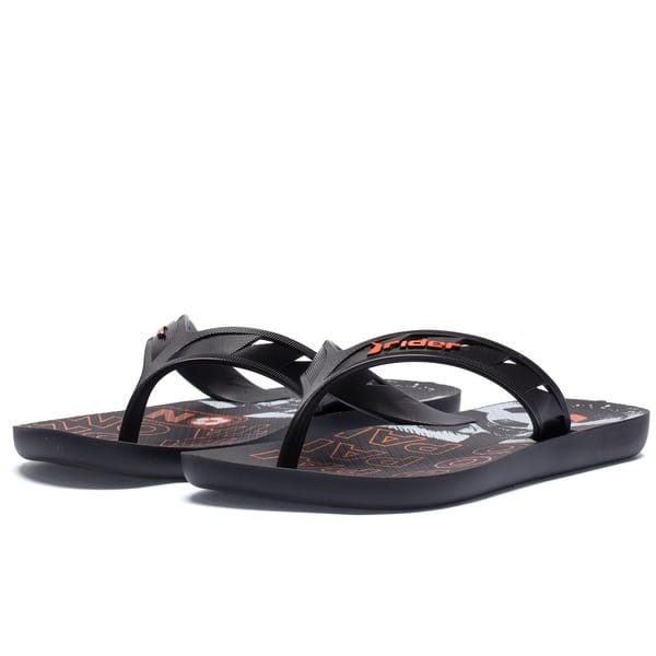 Vista 2 Chinelo Grendene Rider Street Ole - Infantil Rider PRETO/BRANCO