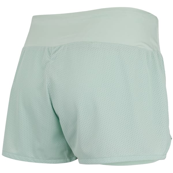 Vista 2 Short Feminino ASICS Duplo de Malha ASICS VERDE CLARO
