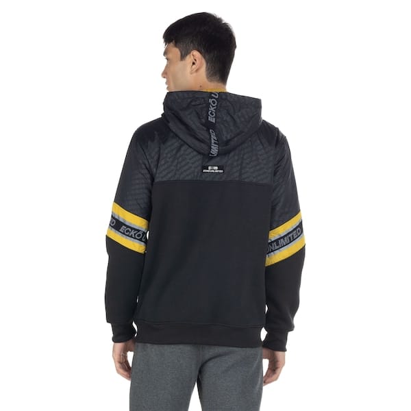 Vista 2 Blusa de Moletom Ecko Masculina com Capuz E810A Ecko PRETO MESCLA