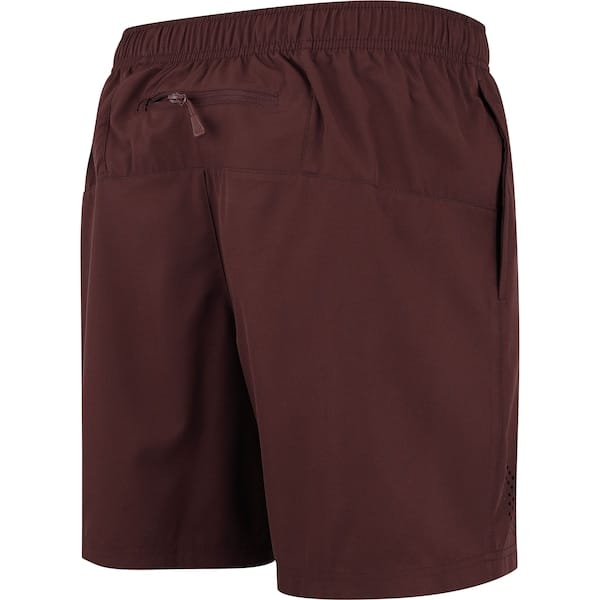 Vista 2 Bermuda Masculina ASICS 7 Recorte Respirável Lase ASICS VINHO/PRATA