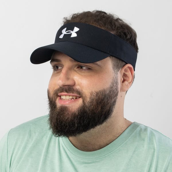 Vista 2 Viseira Under Armour Blitzing Visor - Adulto Under Armour PRETO/BRANCO