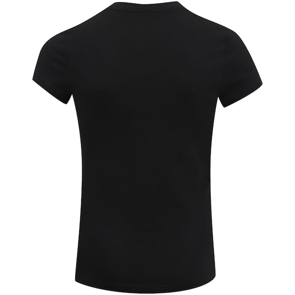 Vista 2 Camiseta adidas Manga Curta Big Logo - Infantil Adidas PRETO/BRANCO