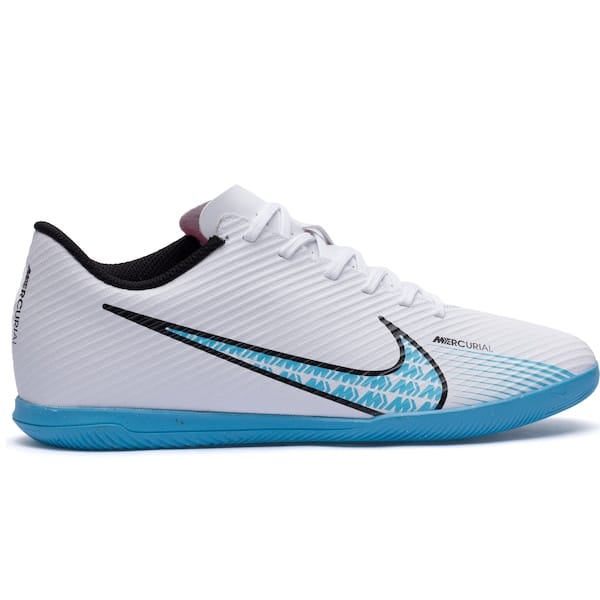 Vista principal Chuteira Futsal Nike Mercurial Zoom Vapor 15 Club Ic - Adulto Nike BRANCO/AZUL