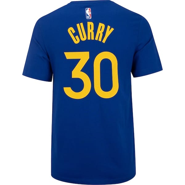 Vista 2 Camiseta Golden State Warriors Nike Manga Curta GSW ES NN SS T - Masculina Nike AZUL