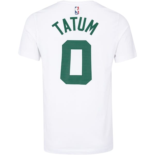 Vista 2 Camiseta Boston Celtics NBA Manga Curta Nike Tatum - Masculina Nike BRANCO