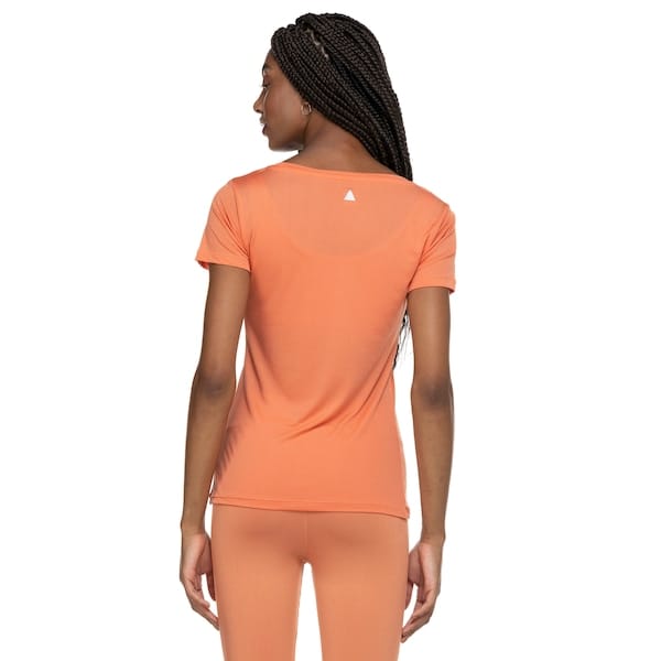 Vista 2 Camiseta Lauf Manga Curta Basic Color - Feminina Lauf LARANJA