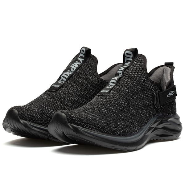 Vista 2 Tênis Olympikus Maneiro Kids - Júnior OLYMPIKUS PRETO/CINZA ESC