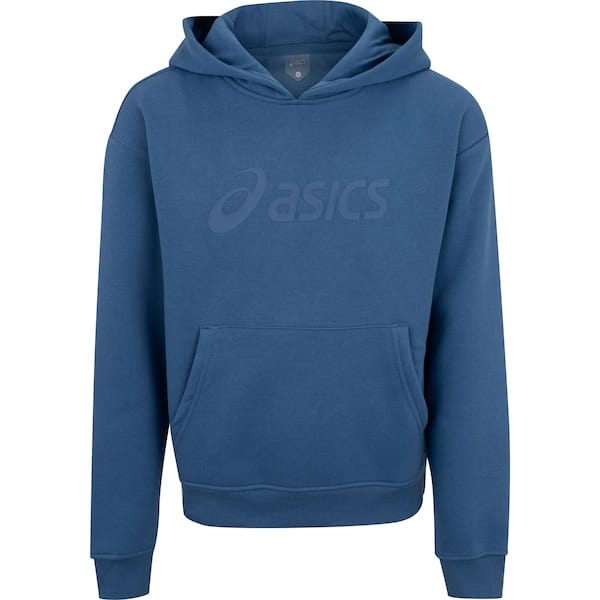 Blusa de Moletom Infantil ASICS com Capuz Canguru
