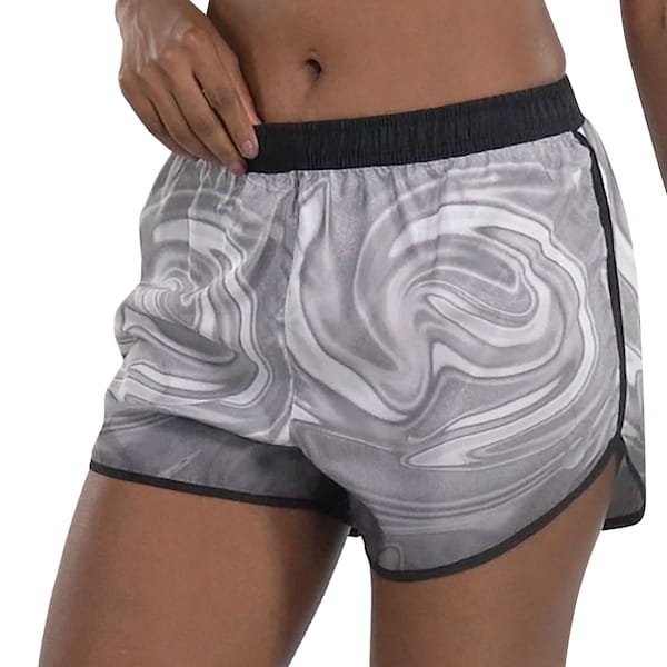 Vista principal Short Feminino ASICS Sakai Sumi ASICS PRETO/BRANCO