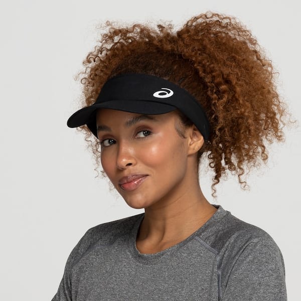 Vista 2 Viseira Aba Curva ASICS Strapback Básica - Adulto ASICS PRETO