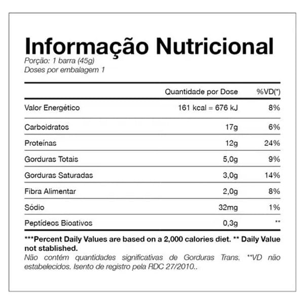 Vista 2 Barra de Proteína Black Skull Whey Bar Gourmet Cookies & Cream 45g Black Skull NAO SE APLICA