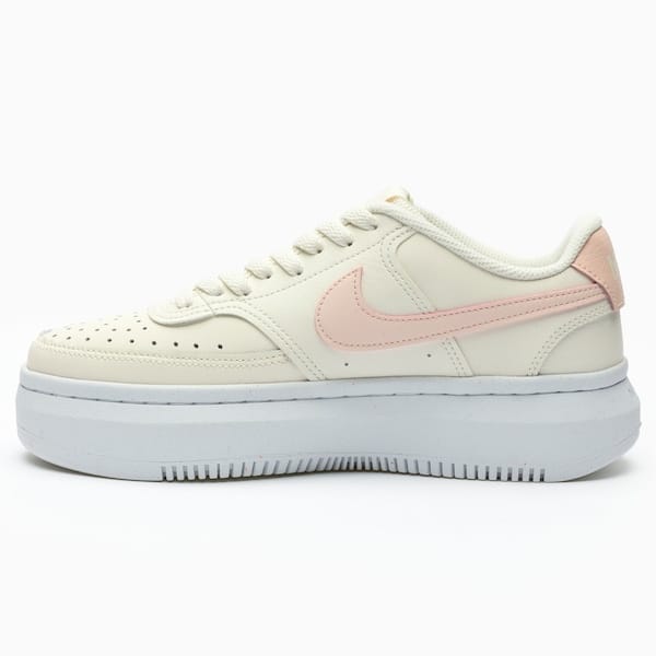 Vista 2 Tênis Nike Court Vision Alta Xs - Feminino Nike OFF WHITE/ROSA