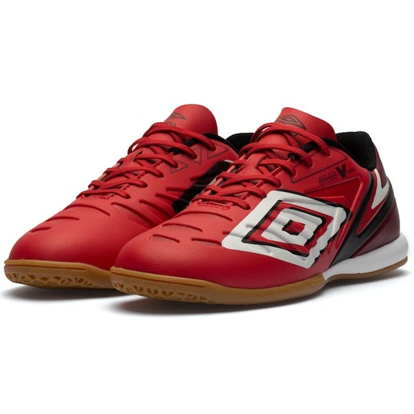 Vista 2 Chuteira Futsal Umbro V Club - Adulto Umbro VERMELHO/VINHO