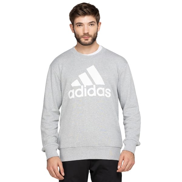Vista principal Blusão Masculino adidas Logo Adidas CINZA