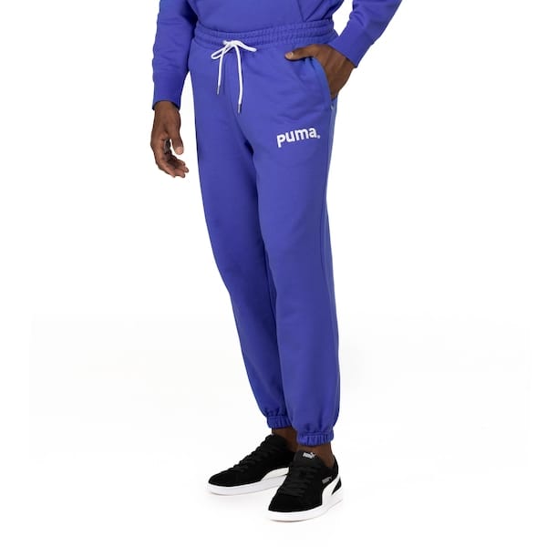 Vista principal Calça Masculina Puma Team Sweatpants Puma AZUL