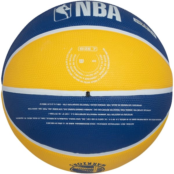 Vista 2 Bola Basquete Nba Wilson Team Wilson AMARELO/AZUL