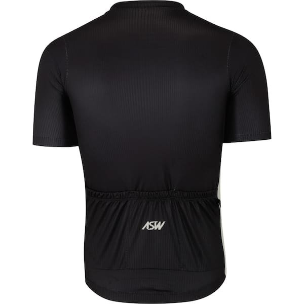 Vista 2 Camisa de Ciclismo Masculina Asw Versa ASW PRETO/BEGE