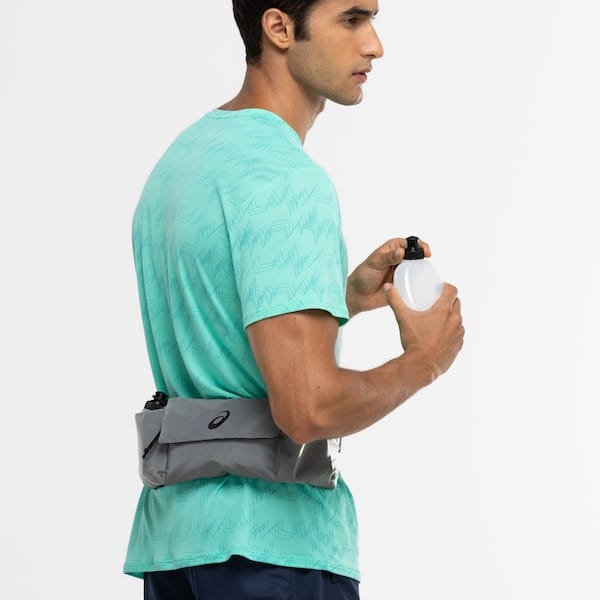 Vista 2 Pochete ASICS com 2 Squeeze Tech ASICS CINZA