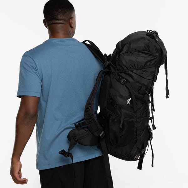 Vista 2 Mochila Nord 55 Litros Nord Outdoor PRETO