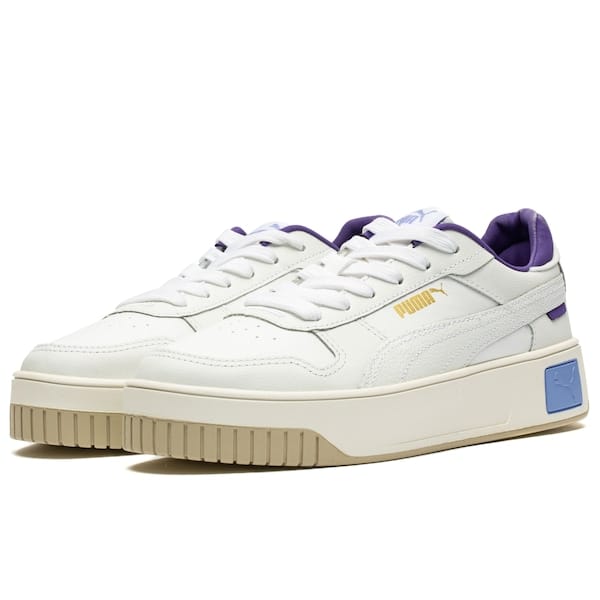 Vista 2 Tênis Puma Carina Street BDP - Feminino Puma BRANCO/ROXO