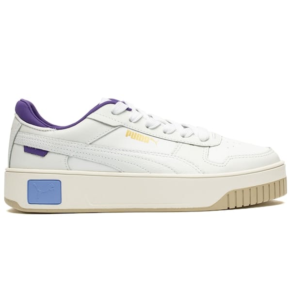 Vista principal Tênis Puma Carina Street BDP - Feminino Puma BRANCO/ROXO