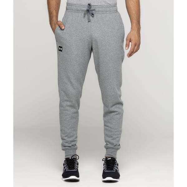 Vista 2 Calça Jogger Masculina Under Armour Rival Fleece Under Armour CINZA