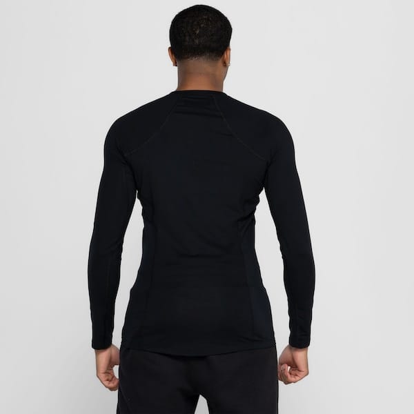 Vista 2 Camiseta Masculina Columbia Manga Longa Midweight Stretch Columbia PRETO