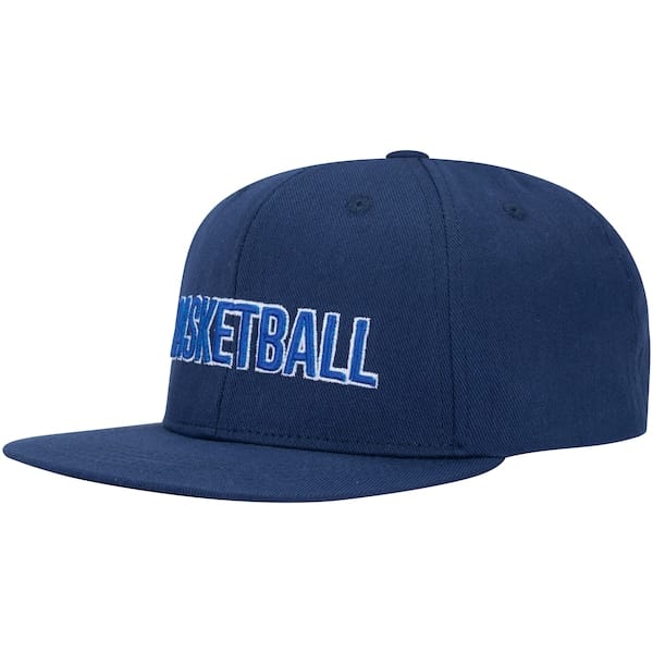 Vista principal Boné Aba Reta CBB Snapback Basketball - Adulto Nsa AZUL ESCURO