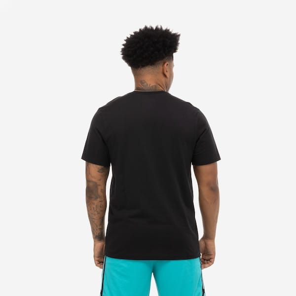 Vista 2 Camiseta Brooklyn Nets NBA Nike Masculina Nike PRETO/BRANCO