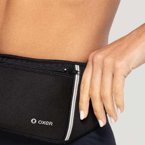 Vista 2 Pochete Oxer Neo Run Bolso Seguro Refletivo Oxer PRETO