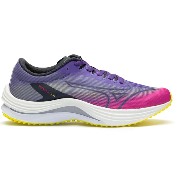 Vista principal Tênis Mizuno Wave Rebellion Flash - Feminino Mizuno ROSA/ROXO