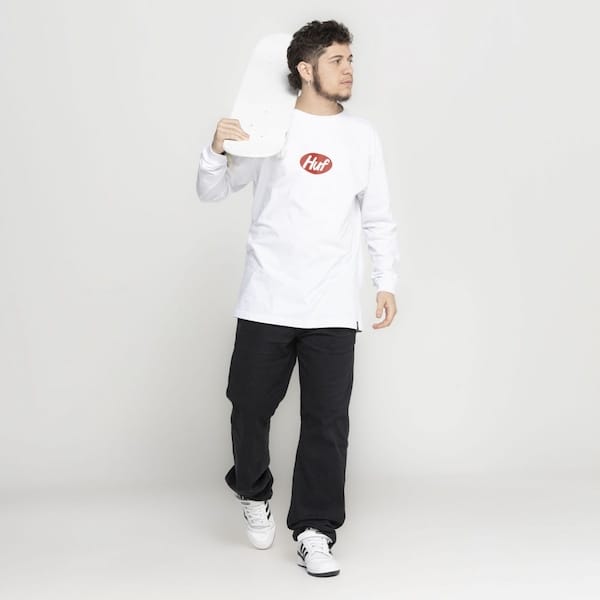 Vista principal Calça Huf Algodão Boyd HUF PRETO