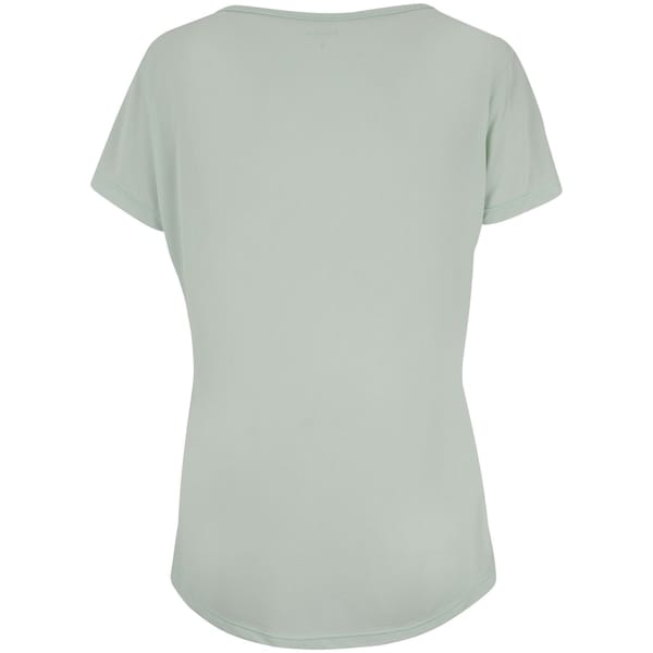 Vista 2 Camiseta Feminina Oxer Manga Curta Basica Jogging New II Oxer VERDE CLARO/CINZA